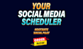 timely schedule your posts via hootsuite and social pilot