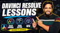 teach you editing, color grading, vfx in davinci resolve