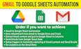 do gmail to google sheet automation