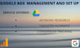 create a google ads campaign and management
