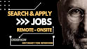 search and apply to targeted remote jobs with job applications