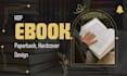 create amazon KDP ebook, paperback, hardcover design