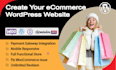 create ecommerce website online store with woocommerce