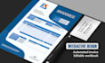 create interactive fillable pdf, form, invoice, workbook etc