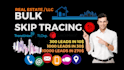 do real estate bulk skip tracing and lead generation