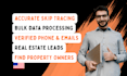 do real estate bulk skip tracing and lead generation