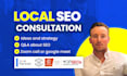 be your SEO consultant on zoom and offer advice
