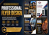 design a professional business flyer for your brand