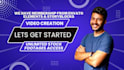 do video creation with stock footage and youtube video edit
