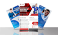 design business corporate  flyer, rollup banner brochure or poster