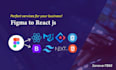 do landing page or  figma to react js , next js in tailwind css