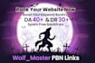 do high quality dofollow SEO backlinks with high da dr links