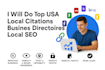 do local citations and directory submission to boost local SEO and gmb ranking