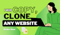 clone any website using HTML CSS javascript and bootstrap