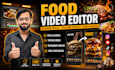 do creative cooking video editing for youtube and social media reels