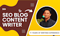 be your monthly SEO blog content writer