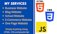 write HTML, CSS and javascript