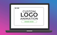 create a custom logo animation and youtube intro outro