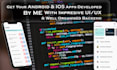 develop your mobile apps for both android and IOS with impressive UI UX