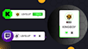 create twitch or kick follow animation