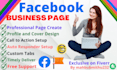 do create and manage professional facebook business page