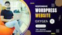 develop responsive website from figma to oxygen, elementor and webflow
