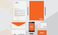 design business kit, letterhead, and stationery items