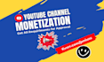 do youtube channel promotion for monetization