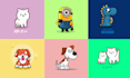 draw your favorite cartoon characters, stickers, label, mascot cartoons