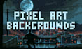 make eyecatching pixel art game backgrounds and animations