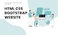 create a responsive html css bootstrap website