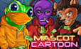 draw custom mascot cartoon character design for logo, t shirt design and poster