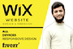 do wix website design and redesign wix website