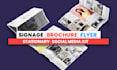 design flyer, brochures, leaflet