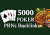 do best 5000 poker backlinks, dofollow