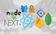 develop web app using next js, react, firebase and node js