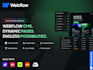 design and develop a scalable webflow blog or cms website