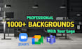 design awesome zoom virtual background
