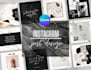 design  unique instagram templates, canva templates, social media posts