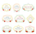 design modern, luxury candle product label design