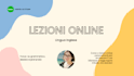 fare lezioni di lingua inglese