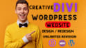 be your divi expert for wordpress divi website with divi builder,divi theme