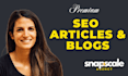 do premium SEO blog writing and article writing