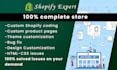 customize and develop your shopify ecommerce store theme and fix bugs