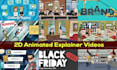 make stunning 2d animated explainer video