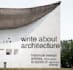 write articles and essays on architecture