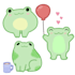 draw you a frog doing anything