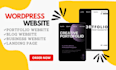 create portfolio website, blog wordpress, and ecommerce website