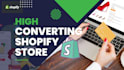 design shopify ecommerce website, build shopify online store