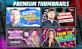 design clickbait and premium youtube thumbnail